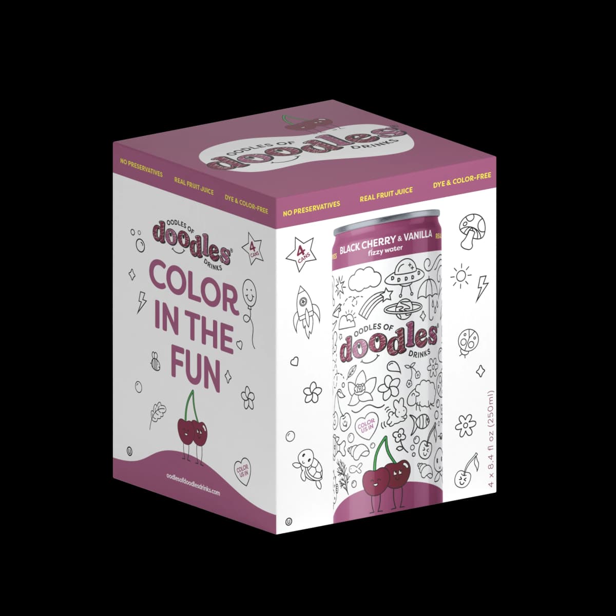 Black Cherry & Vanilla 4-pack