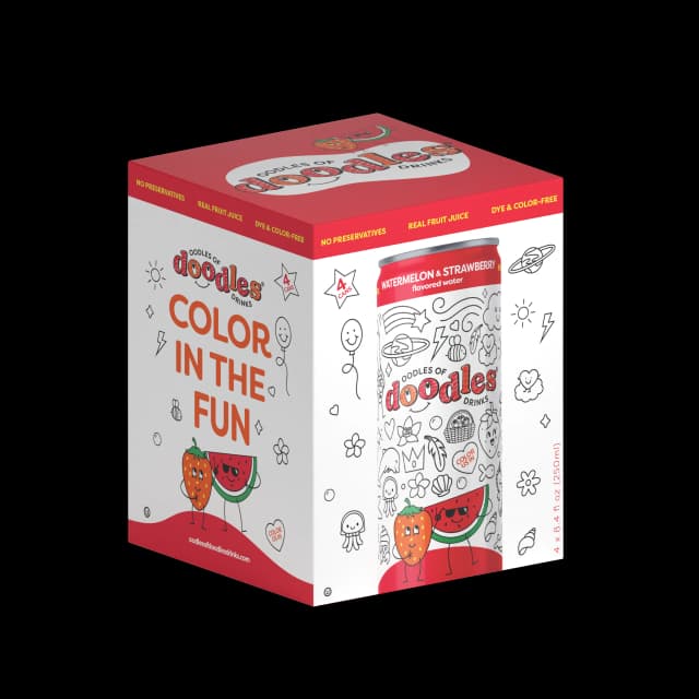 Strawberry & Watermelon 4-Pack