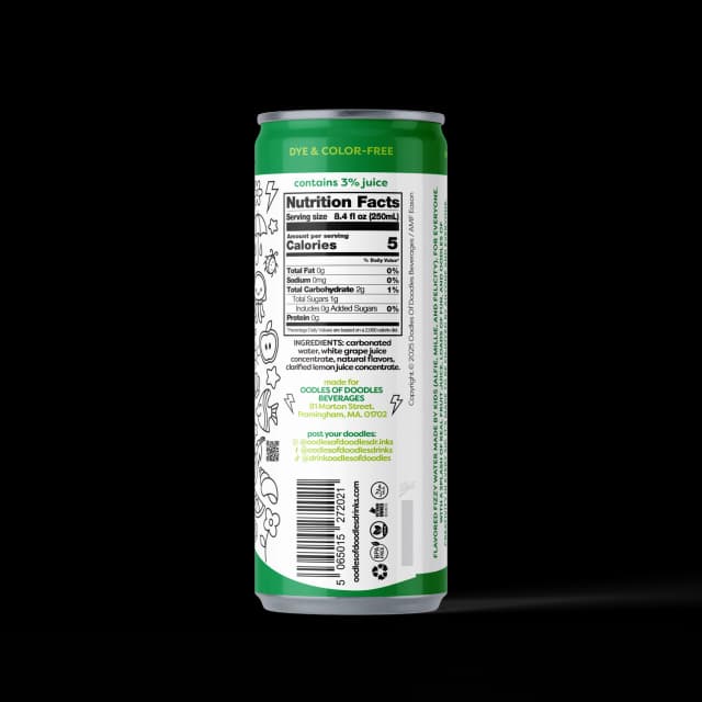 Green Apple & Lime Can Back