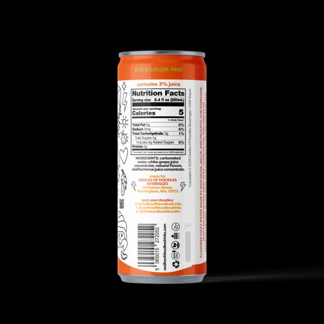 Orange & Vanilla Can Back