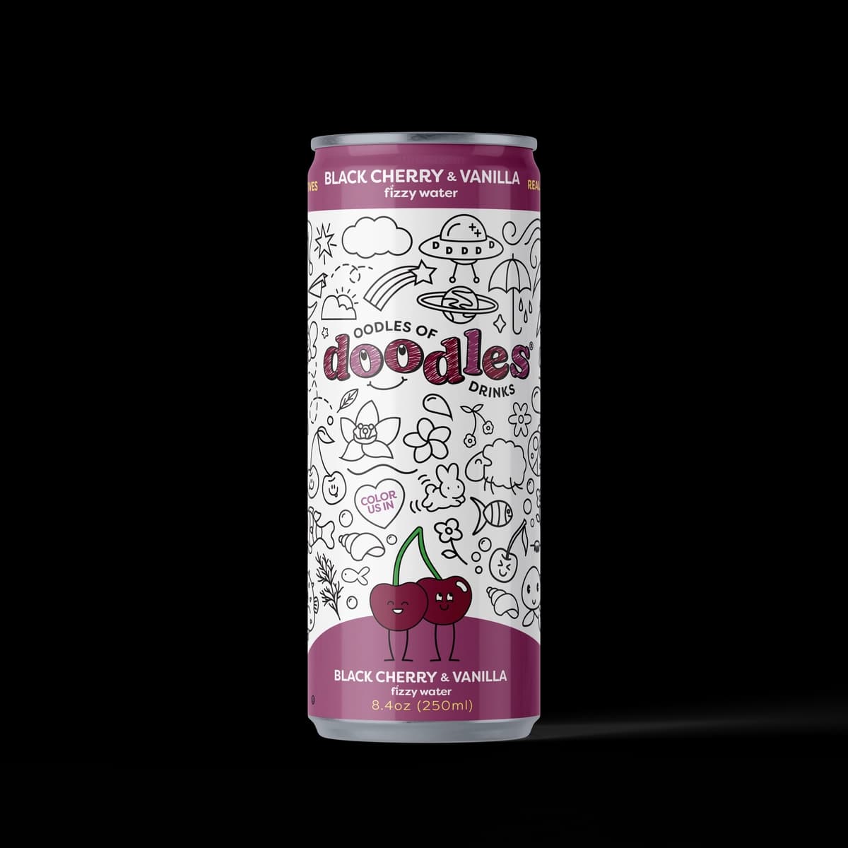 Black Cherry & Vanilla Single Can